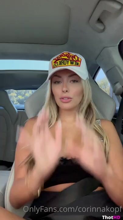 Corinna Kopf ONLYFANS In Car