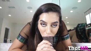 Lena The Plug First BIG BLACK COCK