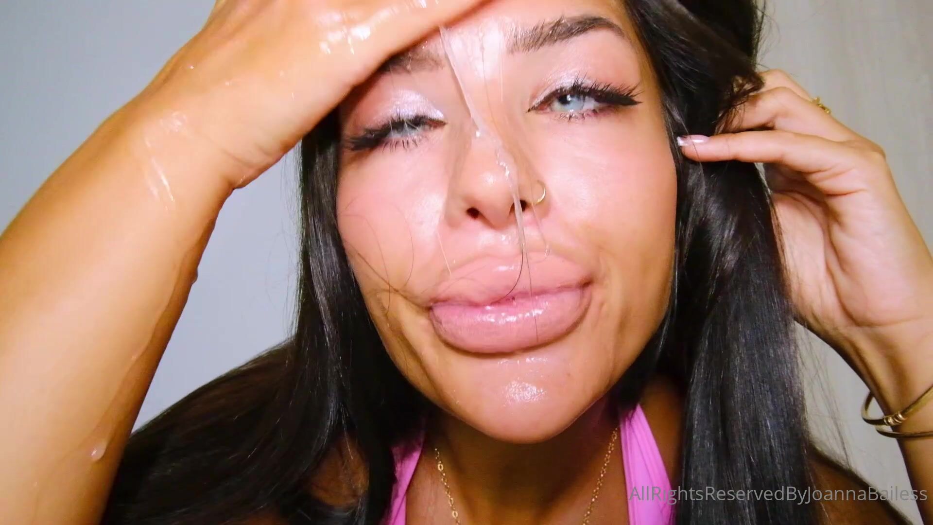 Joanna Bailess Deepthroat Hand Sloppy Spit Play