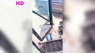 Taylor Breesey Tractor Blowjob Cum In Mouth & Swallow