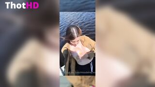 Myla Del Rey Boat Deepthroat