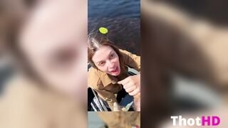 Myla Del Rey Boat Deepthroat