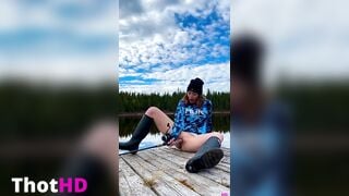 Myla Del Rey Fishing Rod Insertion Outdoor