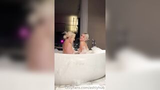 Ashly Schwan Lesbian Nude Bath tub