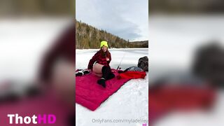 Myla Del Rey Ice Fishing Masturbate