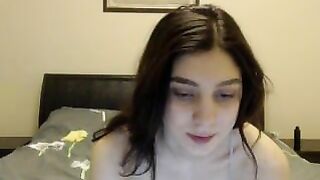 18yo Ukrainian refugee with massive titty playing with Booty Plug live on cam - kossmos_me