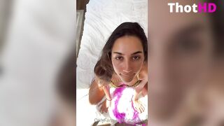 IzzyGreen ONLY FANS Blowing