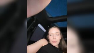 HopeHeaven Public Car & Road Dildo Fuck ONLYFANS Leak