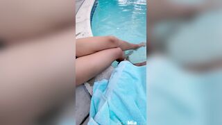 Mia Melano ONLYFANS Pool Fucking