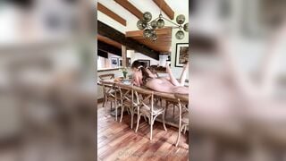 Riley Reid Lesbian Sex On Table OF