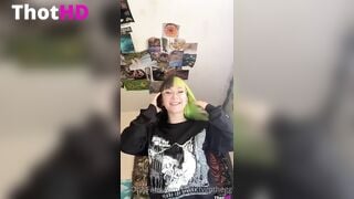 BigTittyGothEgg Dildo Riding onlyfans Video Leak