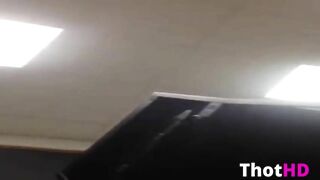 Teacher provides upskirt view for student
