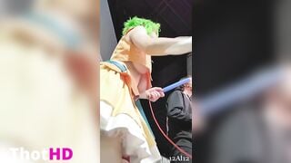 Teen at comicon exposing huge tits accidentally