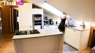 Pov Friend's Wife Swallow Cumshot & Gets Pounded in Kitchen, Sexiest Wife!