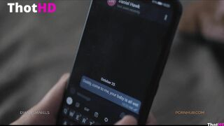 Beautiful Girl Texting Her Boyfriend Asking Him to Fuck Her Tight Wet Pussy -...