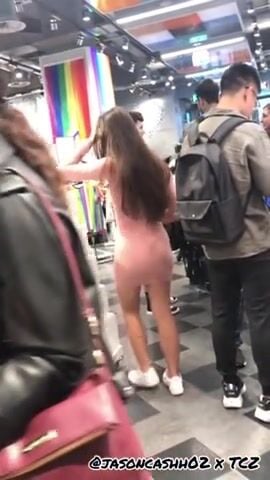Followed Asian Caught On Hidden Camera