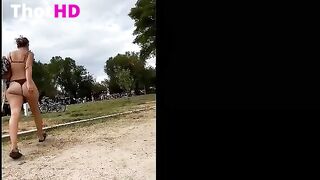 Candid Beach Ass Dancing
