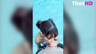 Hannah Jo Nude POV Pool Bj only fans Video Leak