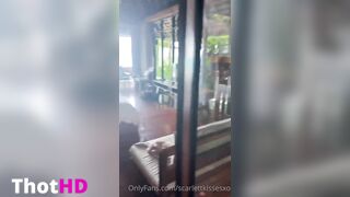 ScarlettKissesXO POV Outdoor Suck of Video Leak