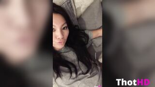 Asa Akira Nude Glass Dildo Masturbation only fans Video Leaked