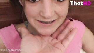 18 Year Old Blonde Girl with Massive Titties Has Sexy Sex