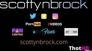 Femboy Scotty Bounces his Bubble on Brock's Penis after a Long Day - TR