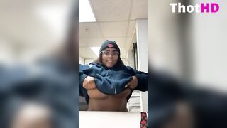 Insanely Massive Huge Tit Flash Boob Drop
