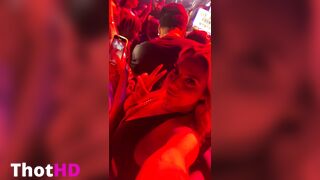 French Montana & AraQueenBae at liv in miami