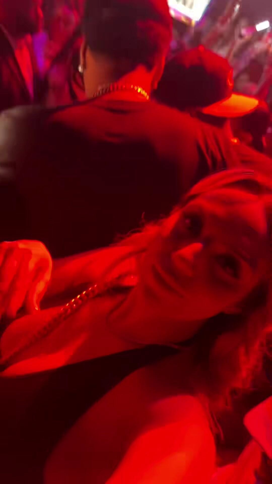 French Montana & AraQueenBae at liv in miami