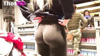 Candid Booty Perfection in Yoga pants