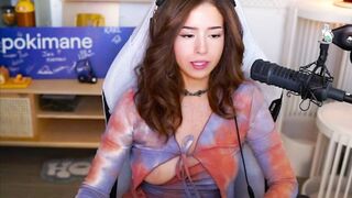 Pokimane Tit Out Live On Twitch With Zoom