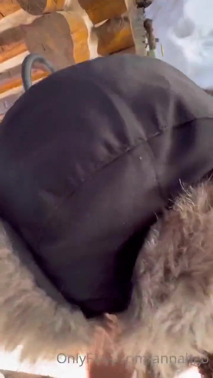 Annabgo Nude Winter Cabin Ride Sex only fans Video Leaks