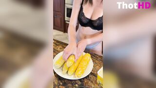 Christina Khalil Corn Suck Thong Tease Of Video Leaks (1)