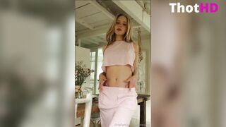 Caroline Zalog Sexy Stripping Video Leak