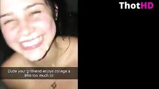 girlfriend enjoy college a bit to much