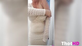 Busty Milf Mature Undresses For You