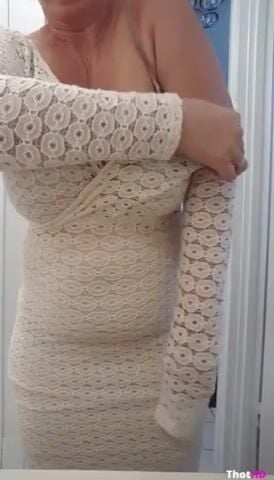 Busty Milf Mature Undresses For You