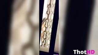 Spying my young daughter in the shower