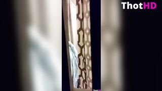 Spying my young daughter in the shower