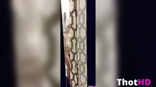 Spying my young daughter in the shower