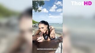 Auhneesh Nicole Beach Sex Tape ppv Video Leak