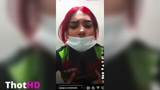 Burger King thot flashes at work
