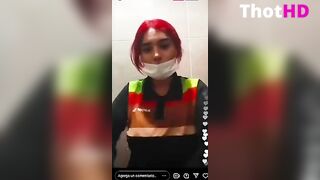 Burger King thot flashes at work