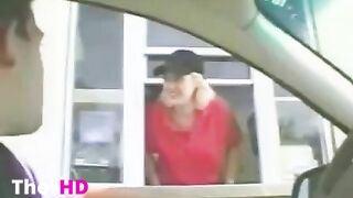 Dailymotion - McDonald clerk flashes titties to customer 2 - a Sexy video.mp4