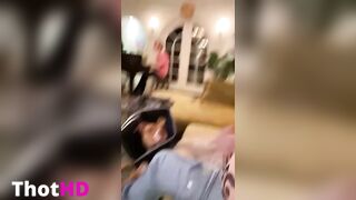 Billie Eilish slaps her Big Breast