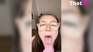 Lilith Cavaliere Tongue Ahegao Drool