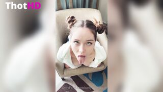 kate kuray sexy ahegao face with titties out