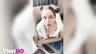 kate kuray sexy ahegao face with titties out