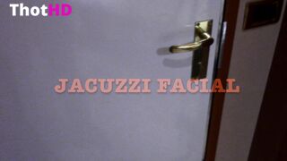 Ella Silver Jacuzzi Facial POV Bj