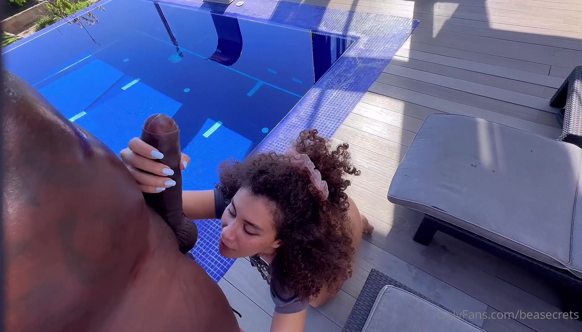 Beatrice Segreti BIG BLACK COCK Pool Fucking